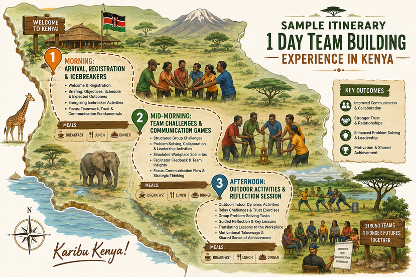 1 DAY TEAM BUILDING EXPERIENCE IN KENYA